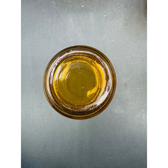 Vintage Amber Glass Drinking Set of 5 Glasses - Picture 4 of 8